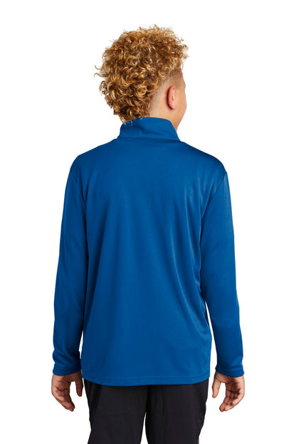 Custom Embroidered Sport-Tek  Youth PosiCharge  Competitor  1/4-Zip Pullover. YST357,True Royal