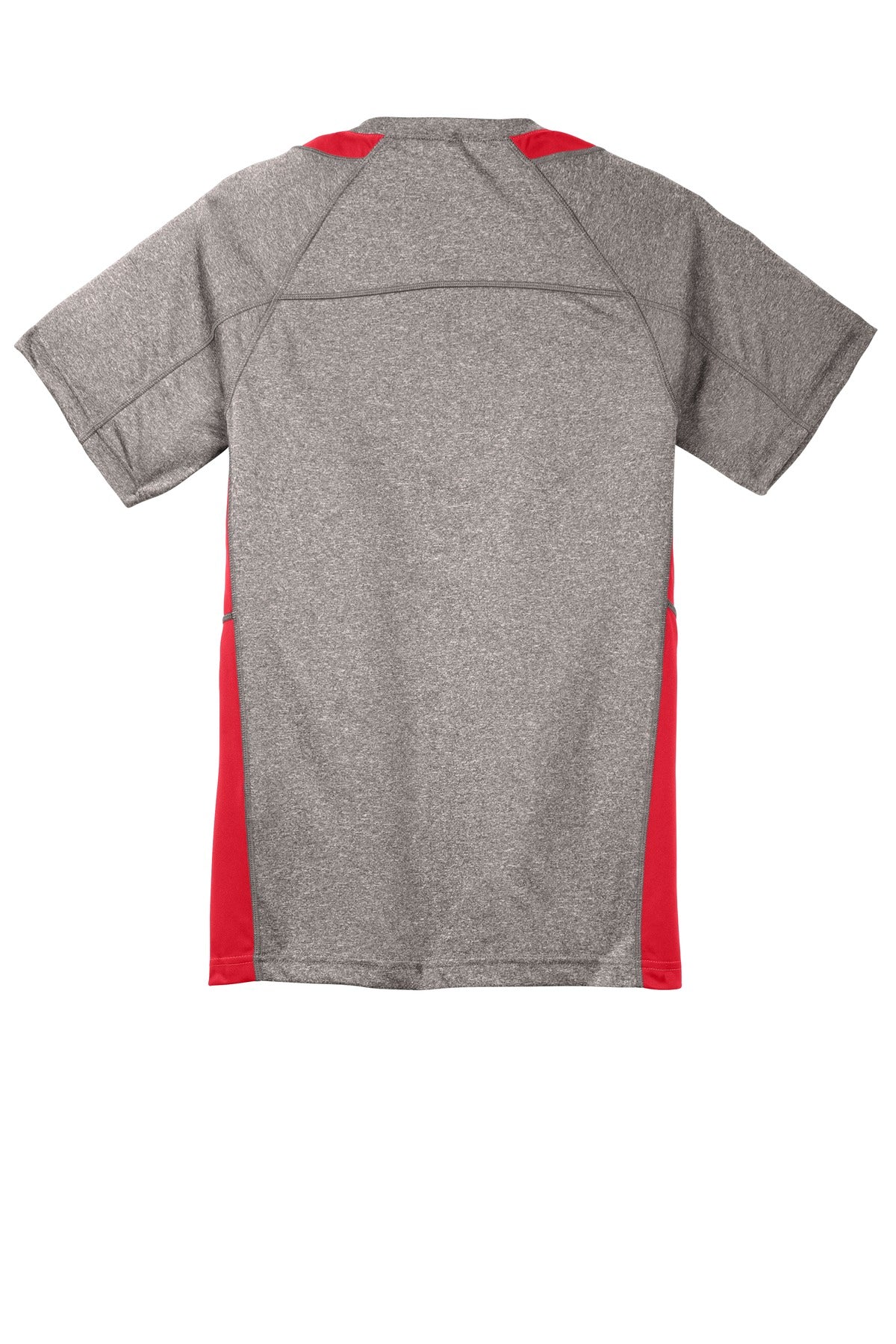 Sport-Tek Youth Heather Colorblock Contender Tee. YST361