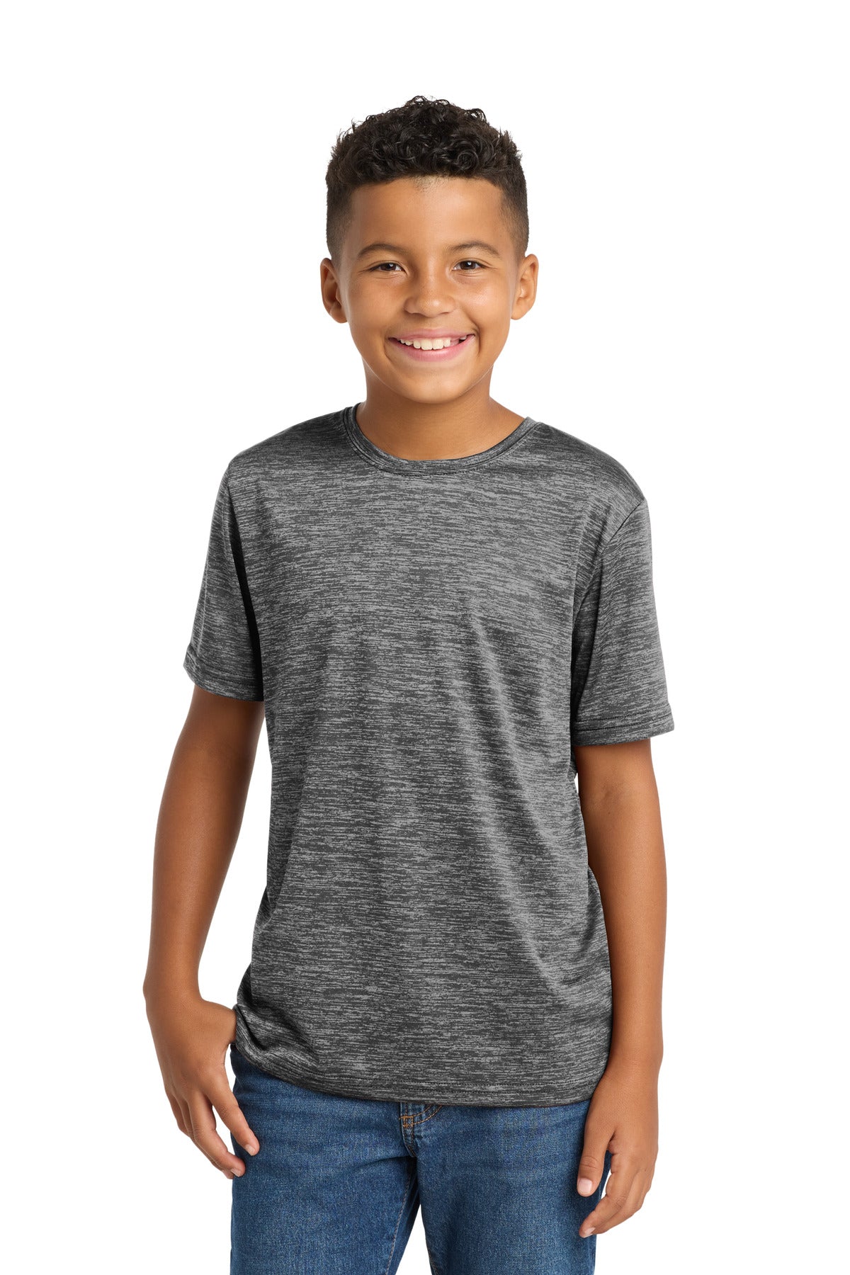 Custom Embroidered Sport-Tek Activewear in Grey-Black Electric