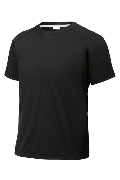 Sport-Tek  Youth PosiCharge  Tri-Blend Wicking Raglan Tee. YST400