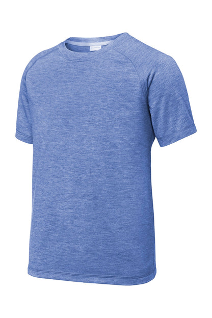 Sport-Tek  Youth PosiCharge  Tri-Blend Wicking Raglan Tee. YST400