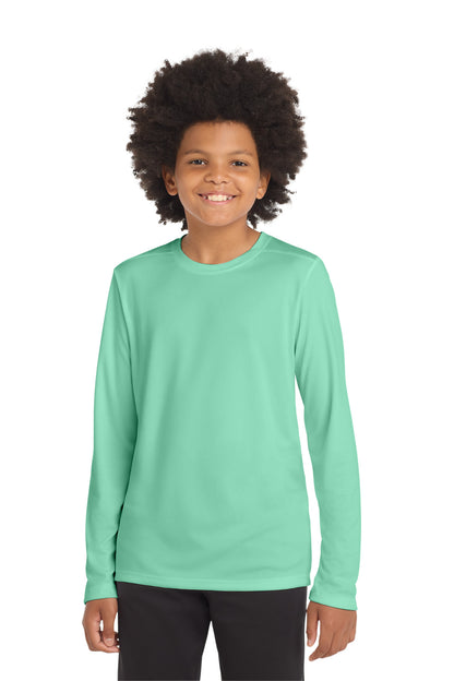 Custom Embroidered Sport-Tek Activewear in Bright Seafoam