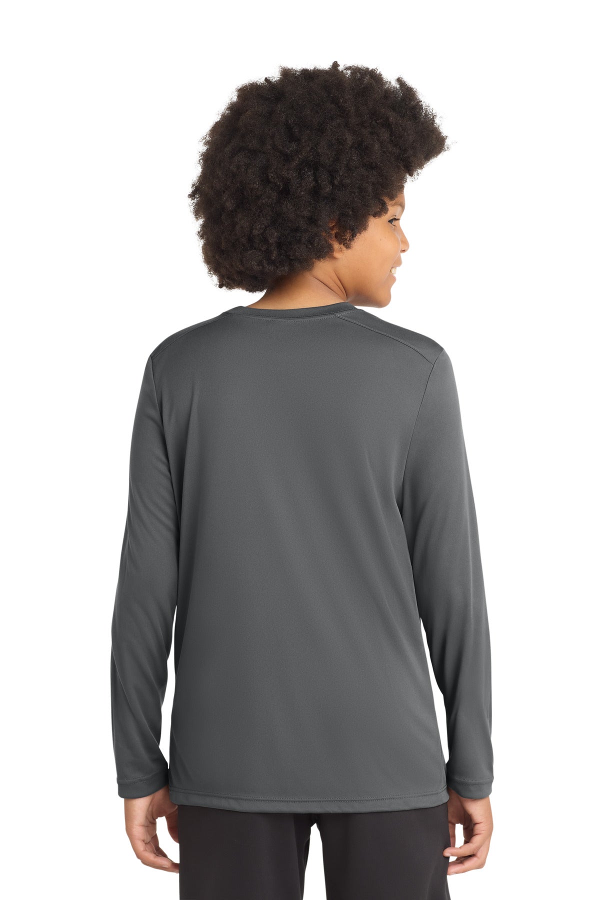 Custom Embroidered Sport-Tek Activewear in Dark Smoke Grey