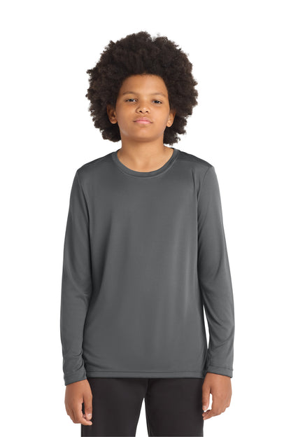 Custom Embroidered Sport-Tek Activewear in Dark Smoke Grey