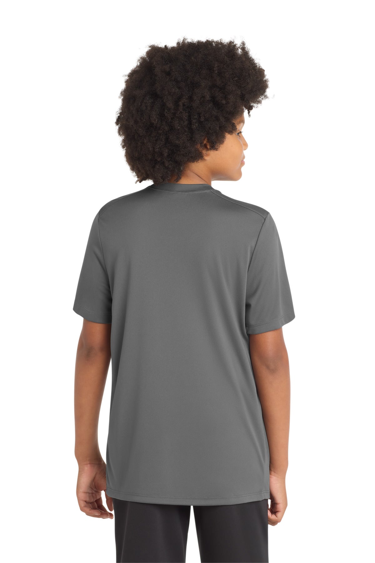 Custom Embroidered Sport-Tek Activewear in Dark Smoke Grey