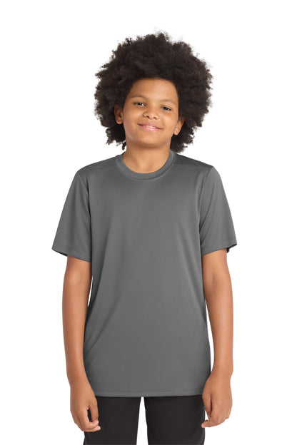 Custom Embroidered Sport-Tek Activewear in Dark Smoke Grey