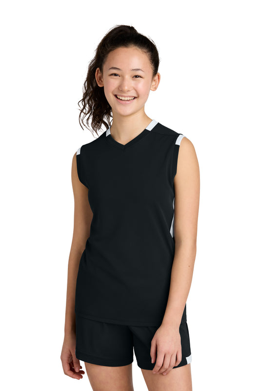 Custom Embroidered Sport-Tek Activewear in Black/ White