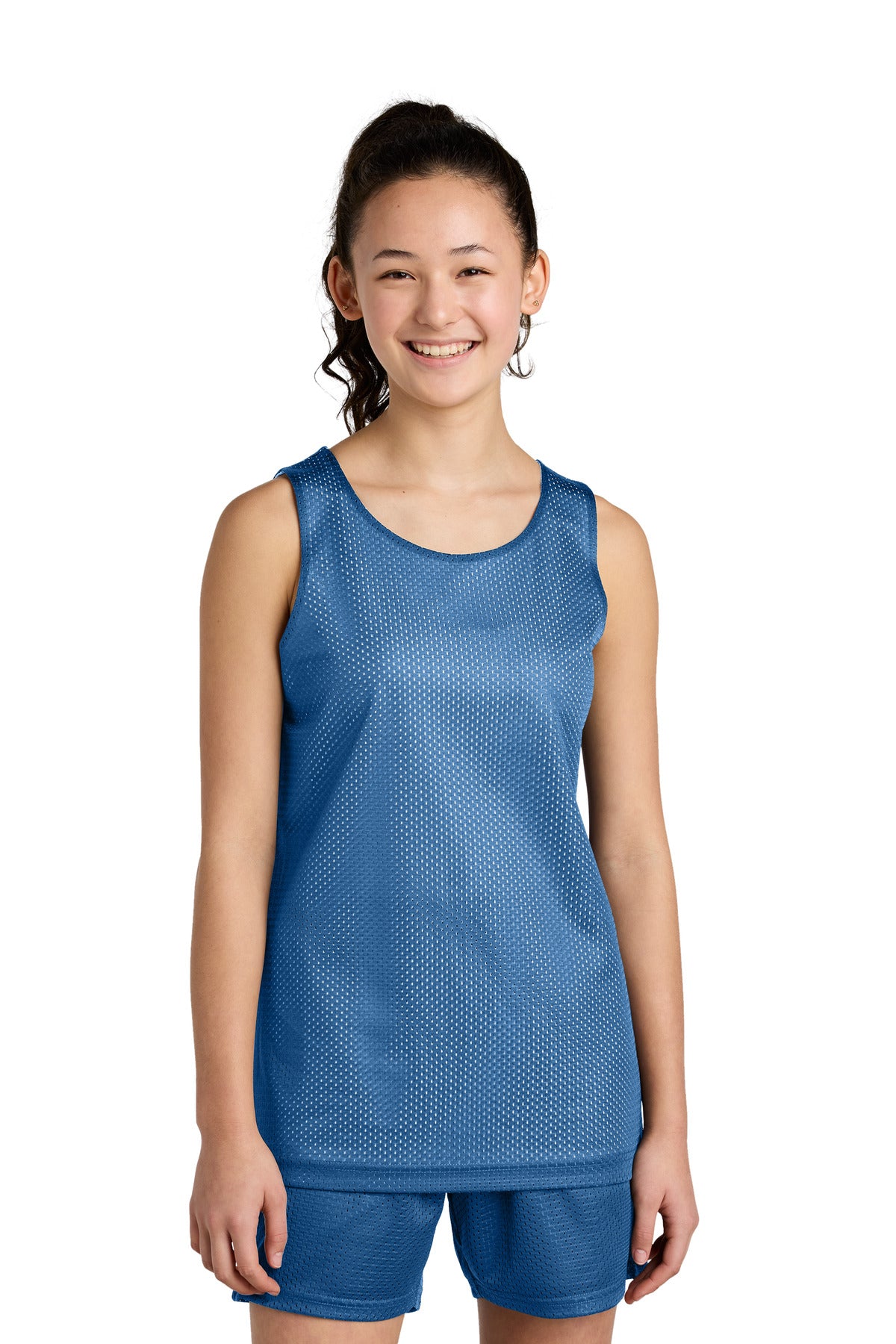 Custom Embroidered Sport-Tek Activewear in Carolina Blue/ White