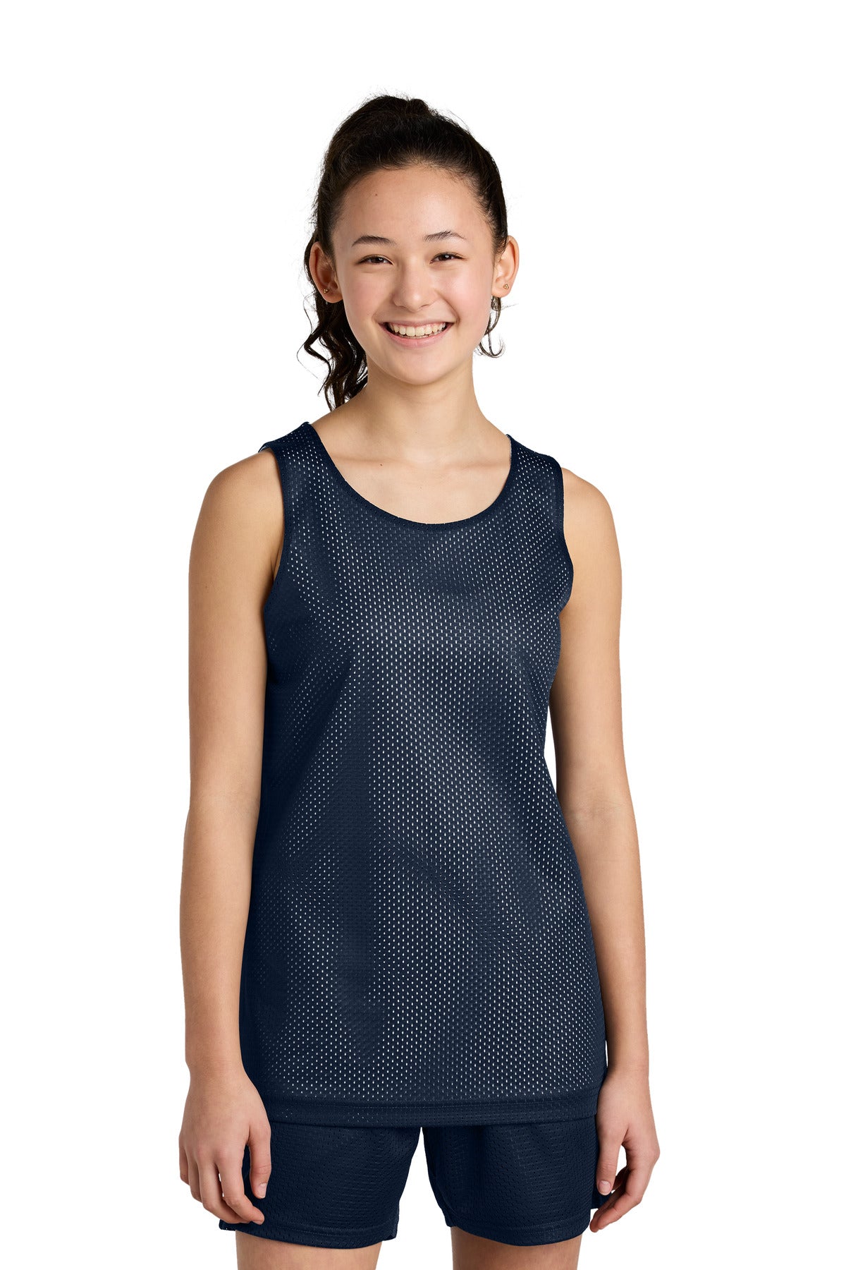 Custom Embroidered Sport-Tek Activewear in True Navy/ White