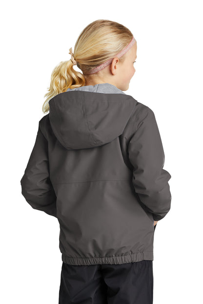 Custom Embroidered Sport-Tek Youth Waterproof Insulated Jacket YST56,Graphite