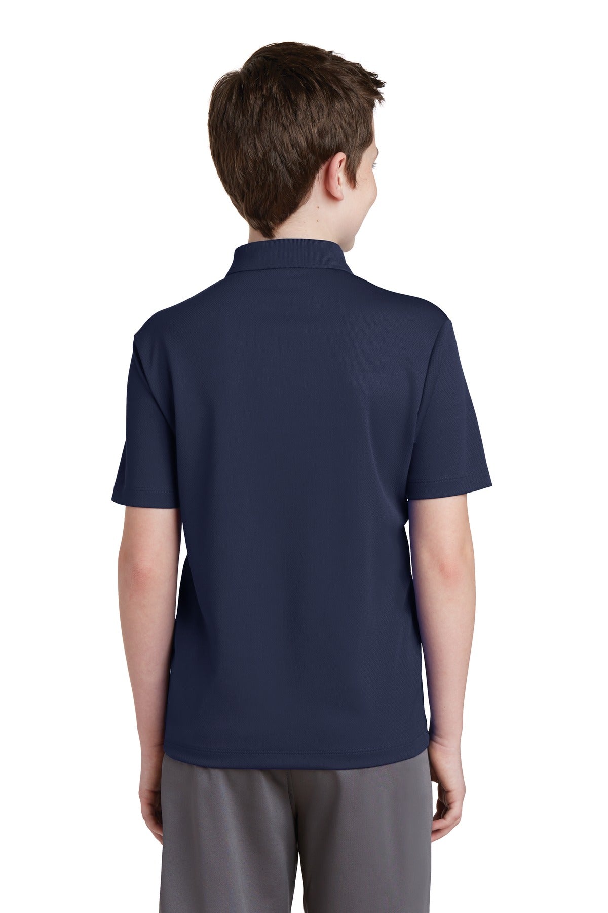 Custom Embroidered Sport-Tek Youth PosiCharge RacerMesh Polo. YST640,True Navy