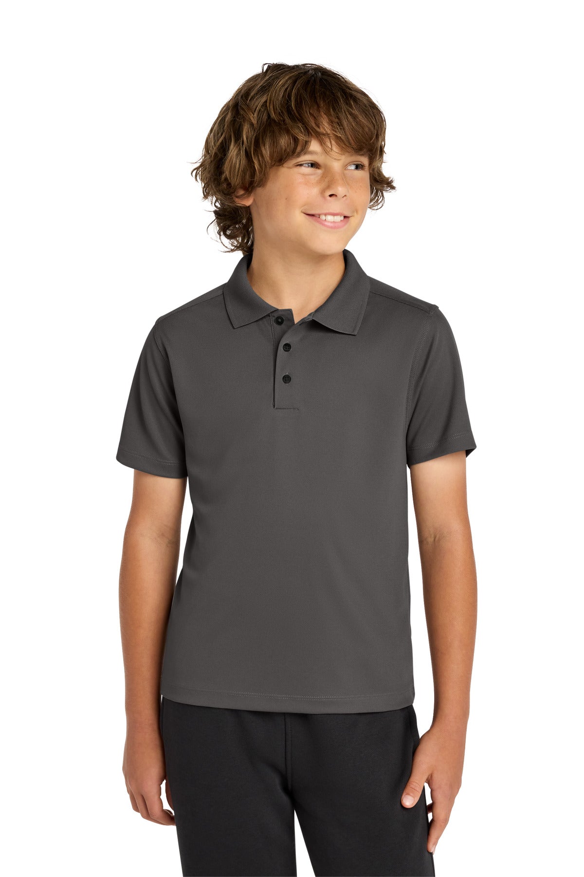 Custom Embroidered Sport-Tek Polos/Knits in Graphite