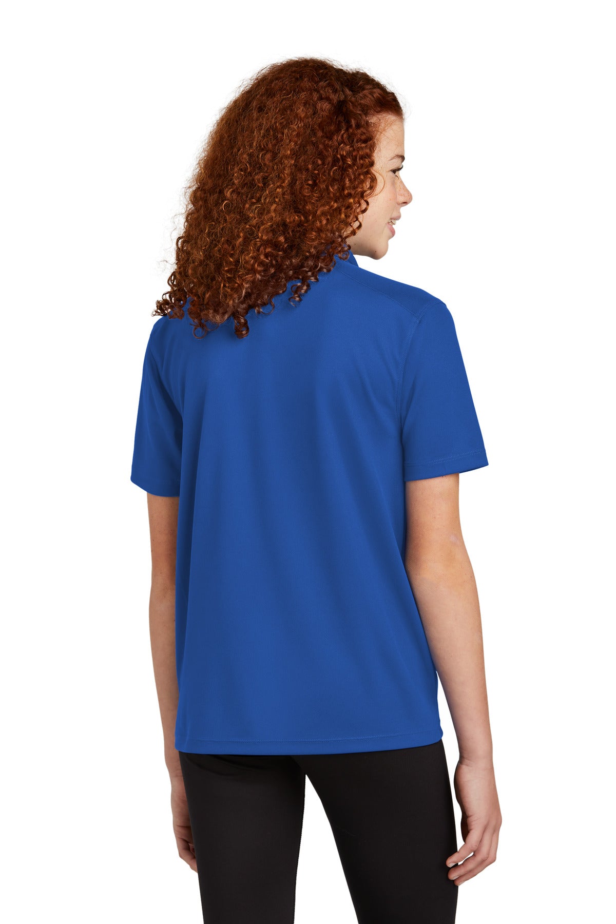 Custom Embroidered Sport-Tek Youth UV Micropique Polo YST740,True Royal