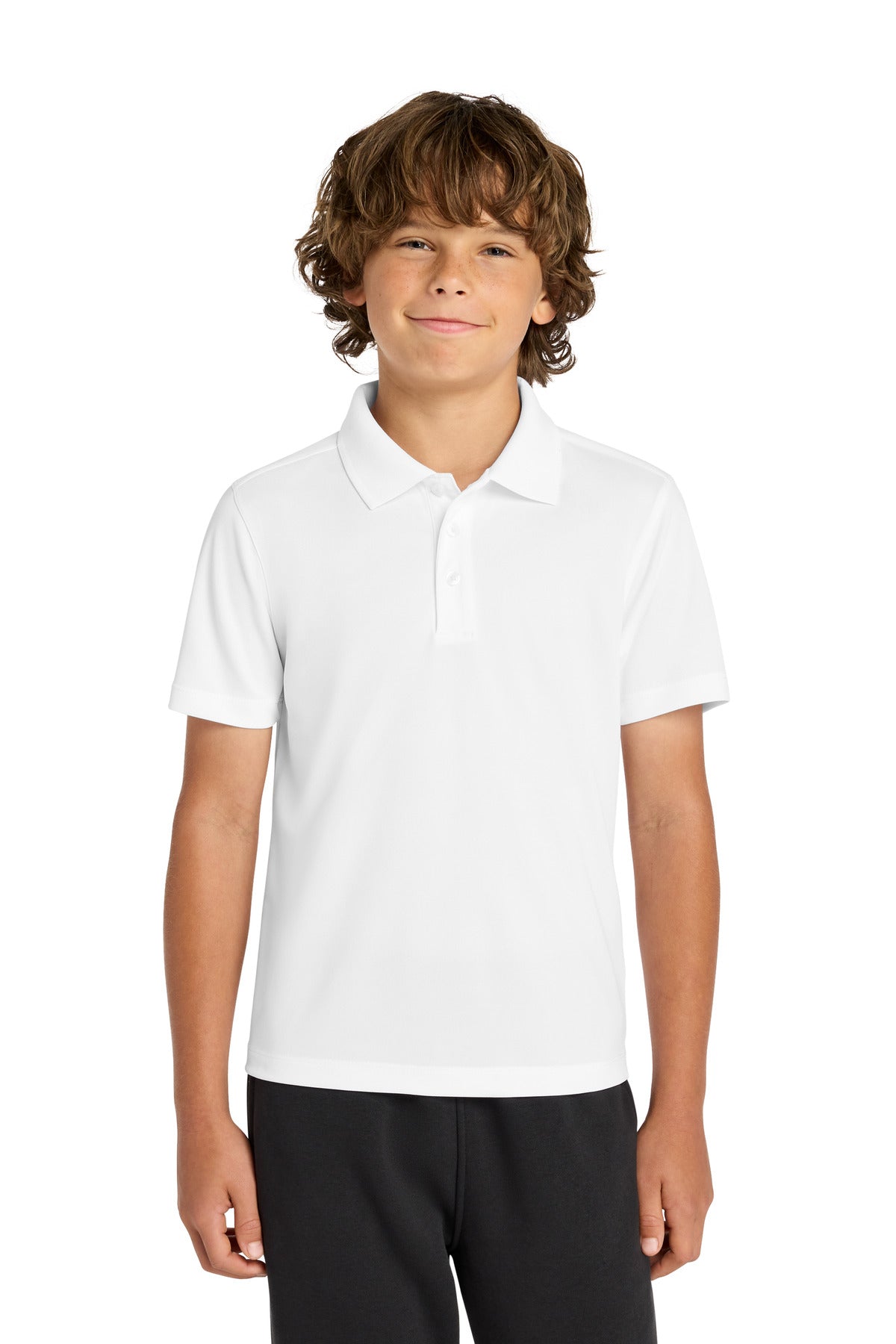 Custom Embroidered Sport-Tek Polos/Knits in White