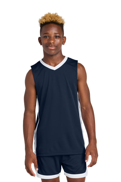 Sport-Tek Youth Rival Basketball Rev Jersey YST900