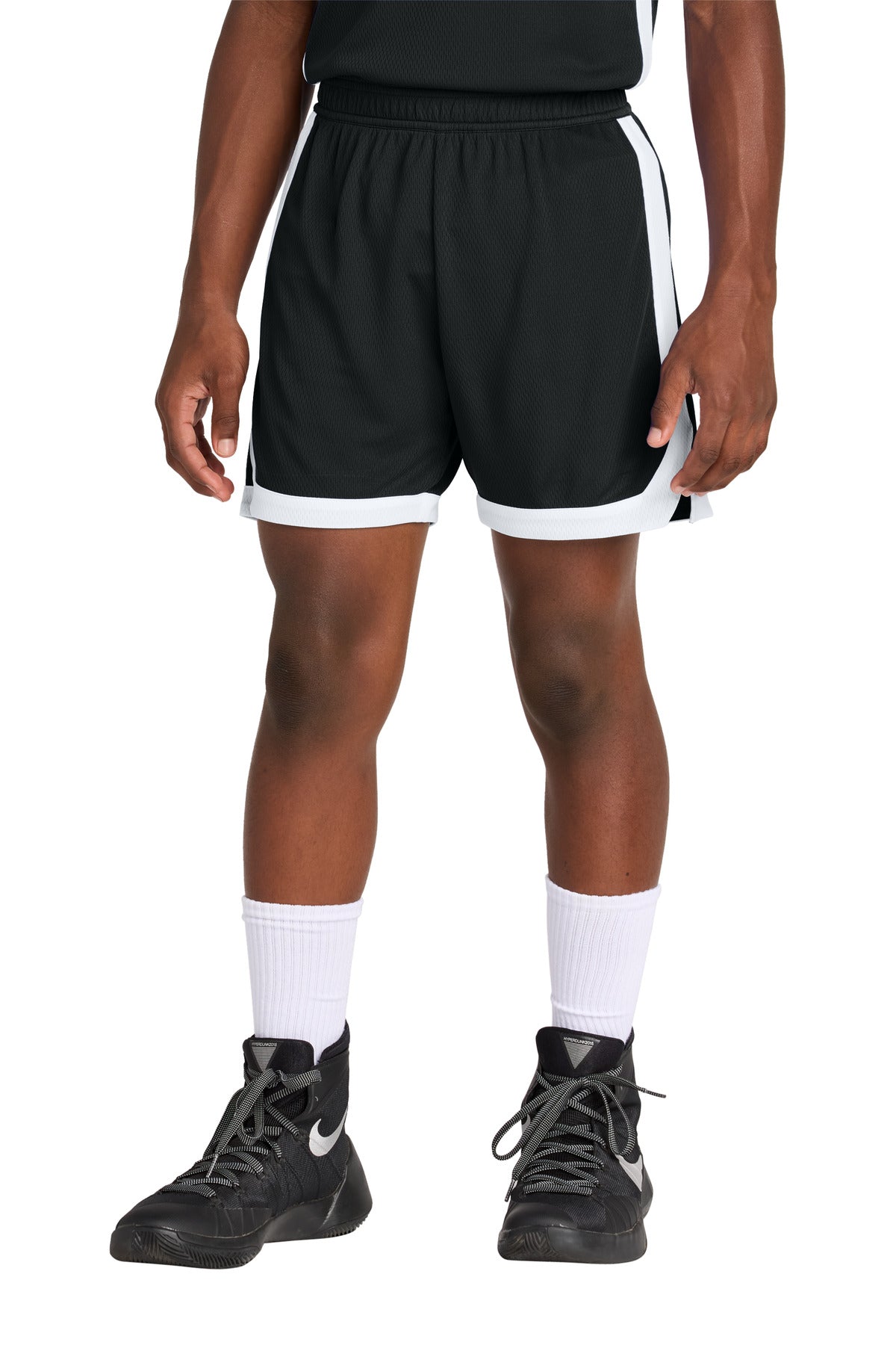 Custom Embroidered Sport-Tek Activewear in Black/ White