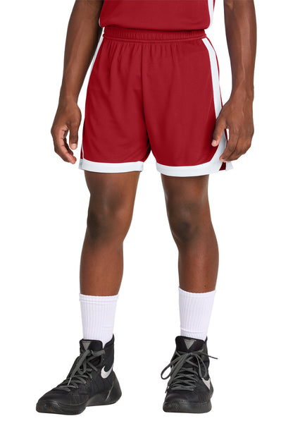 Custom Embroidered Sport-Tek Activewear in Deep Red/ White
