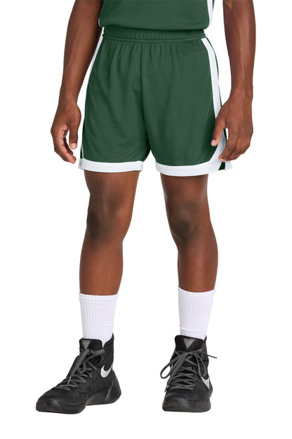 Custom Embroidered Sport-Tek Activewear in Forest Green/ White