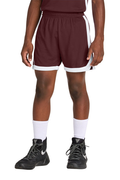 Custom Embroidered Sport-Tek Activewear in Maroon/ White
