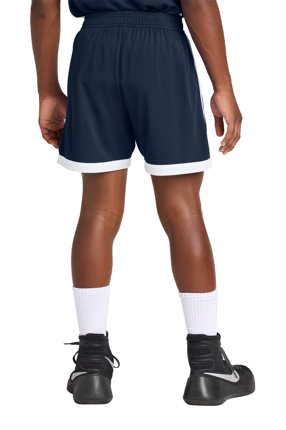 Custom Embroidered Sport-Tek Youth Rival Basketball 5  Short YST901,True Navy/ White