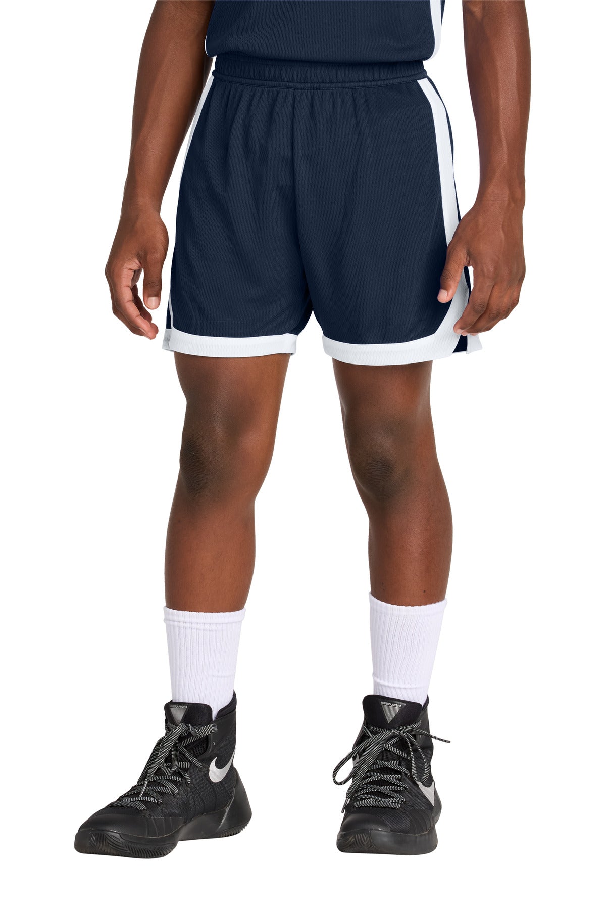Custom Embroidered Sport-Tek Activewear in True Navy/ White