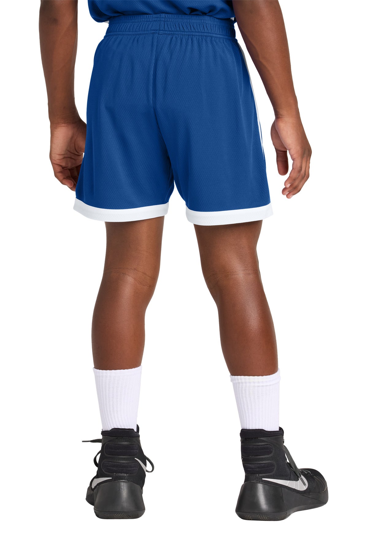 Custom Embroidered Sport-Tek Youth Rival Basketball 5  Short YST901,True Royal/ White