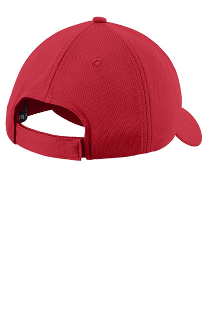 Custom Embroidered Sport-Tek Caps in True Red