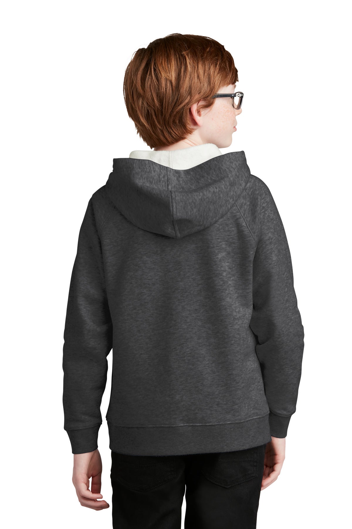 Custom Embroidered Sport-Tek Youth Drive Fleece Pullover Hoodie YSTF200,Graphite Heather