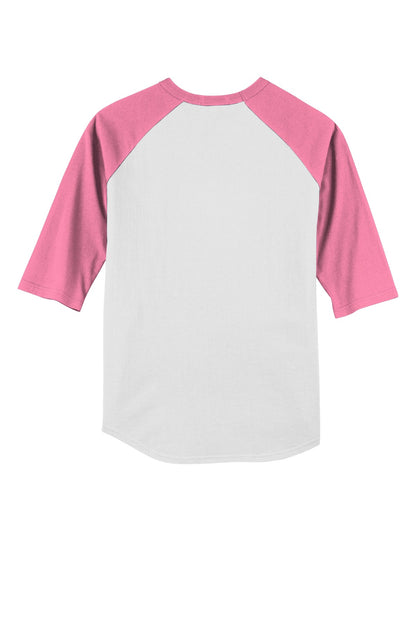 Sport-Tek Youth Colorblock Raglan Jersey.  YT200