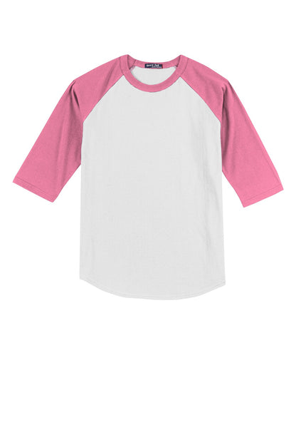 Sport-Tek Youth Colorblock Raglan Jersey.  YT200