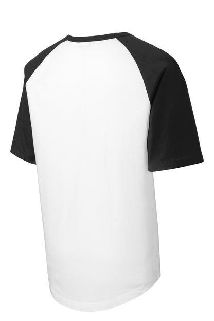 Sport-Tek Youth Short Sleeve Colorblock Raglan Jersey. YT201
