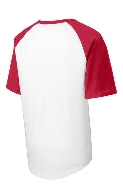 Sport-Tek Youth Short Sleeve Colorblock Raglan Jersey. YT201