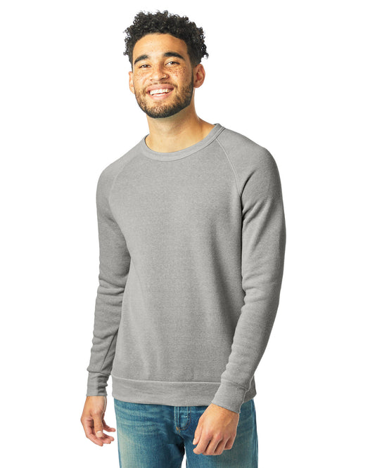 Alternative Unisex Champ Eco-Fleece Solid Sweatshirt AA9575 ECO LIGHT GREY