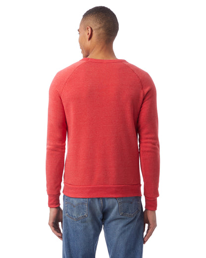 Alternative Unisex Champ Eco-Fleece Solid Sweatshirt AA9575 ECO TRUE RED