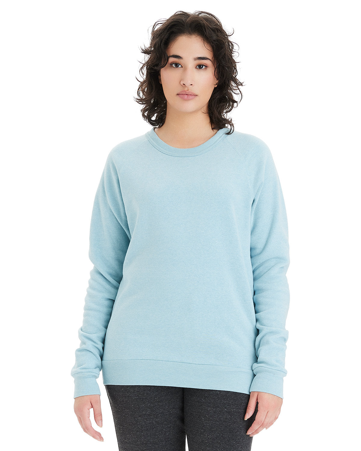 Alternative Unisex Champ Eco-Fleece Solid Sweatshirt AA9575 ECO AQUA