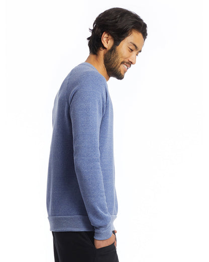 Alternative Unisex Champ Eco-Fleece Solid Sweatshirt AA9575 ECO PACIF BLUE