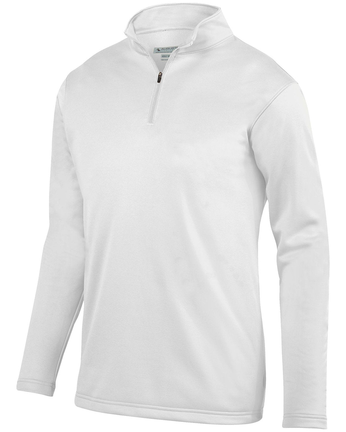 Augusta Sportswear Adult Wicking Fleece Quarter-Zip Pullover AG5507 WHITE