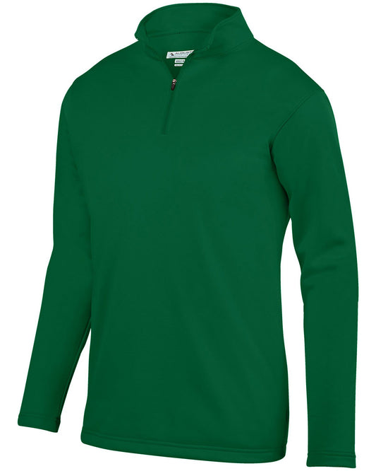 Augusta Sportswear Adult Wicking Fleece Quarter-Zip Pullover AG5507 DARK GREEN