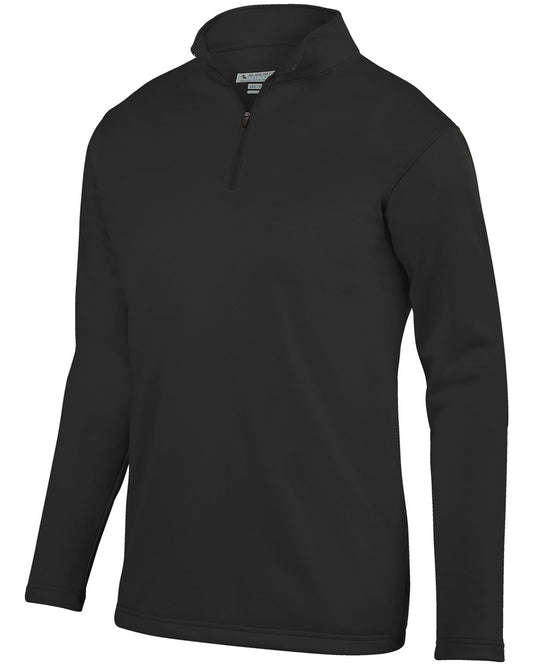 Augusta Sportswear Adult Wicking Fleece Quarter-Zip Pullover AG5507 BLACK