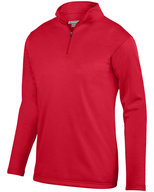 Augusta Sportswear Adult Wicking Fleece Quarter-Zip Pullover AG5507 RED