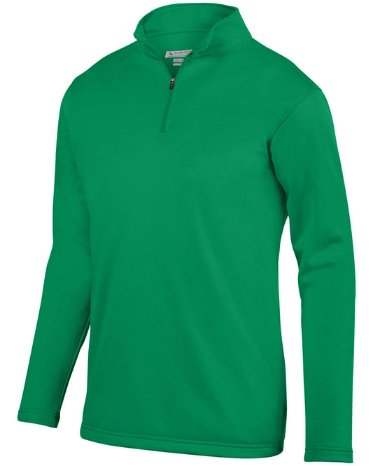 Augusta Sportswear Adult Wicking Fleece Quarter-Zip Pullover AG5507 KELLY