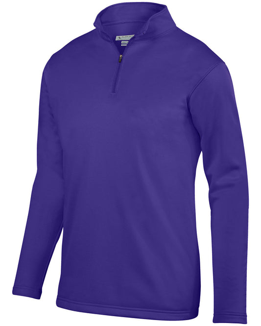 Augusta Sportswear Adult Wicking Fleece Quarter-Zip Pullover AG5507 PURPLE