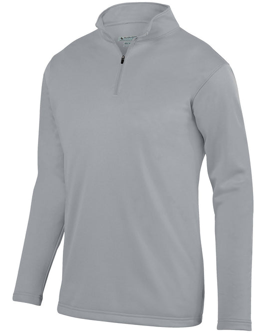 Augusta Sportswear Adult Wicking Fleece Quarter-Zip Pullover AG5507 ATHLETIC GREY