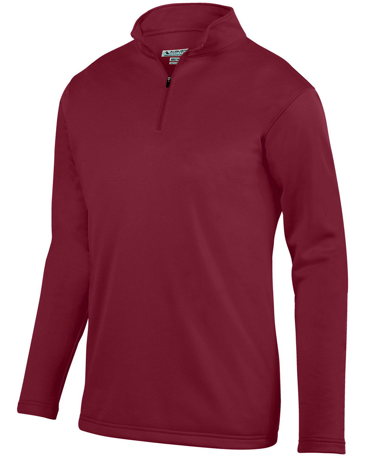 Augusta Sportswear Adult Wicking Fleece Quarter-Zip Pullover AG5507 CARDINAL