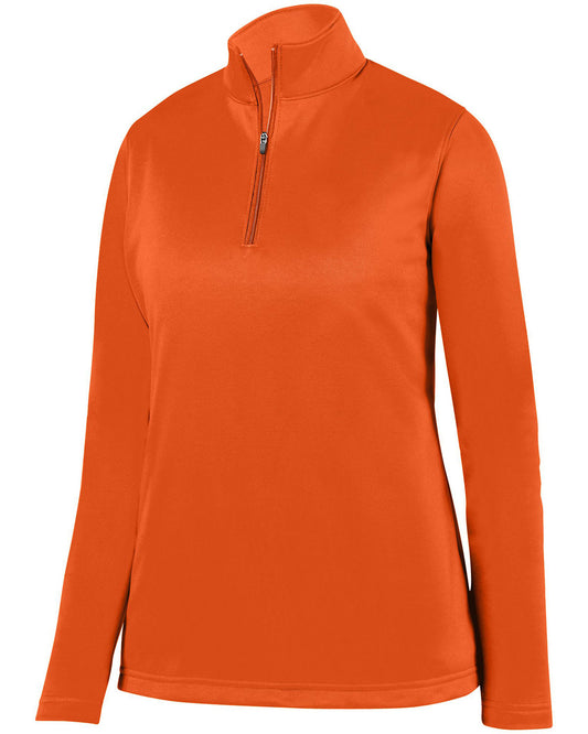 Augusta Sportswear Ladies' Wicking Fleece Quarter-Zip Pullover AG5509 ORANGE