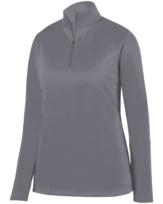 Augusta Sportswear Ladies' Wicking Fleece Quarter-Zip Pullover AG5509 GRAPHITE