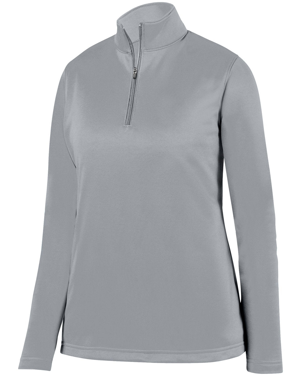 Augusta Sportswear Ladies' Wicking Fleece Quarter-Zip Pullover AG5509 ATHLETIC GREY