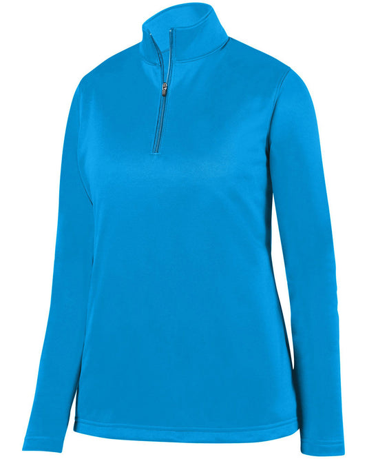 Augusta Sportswear Ladies' Wicking Fleece Quarter-Zip Pullover AG5509 POWER BLUE