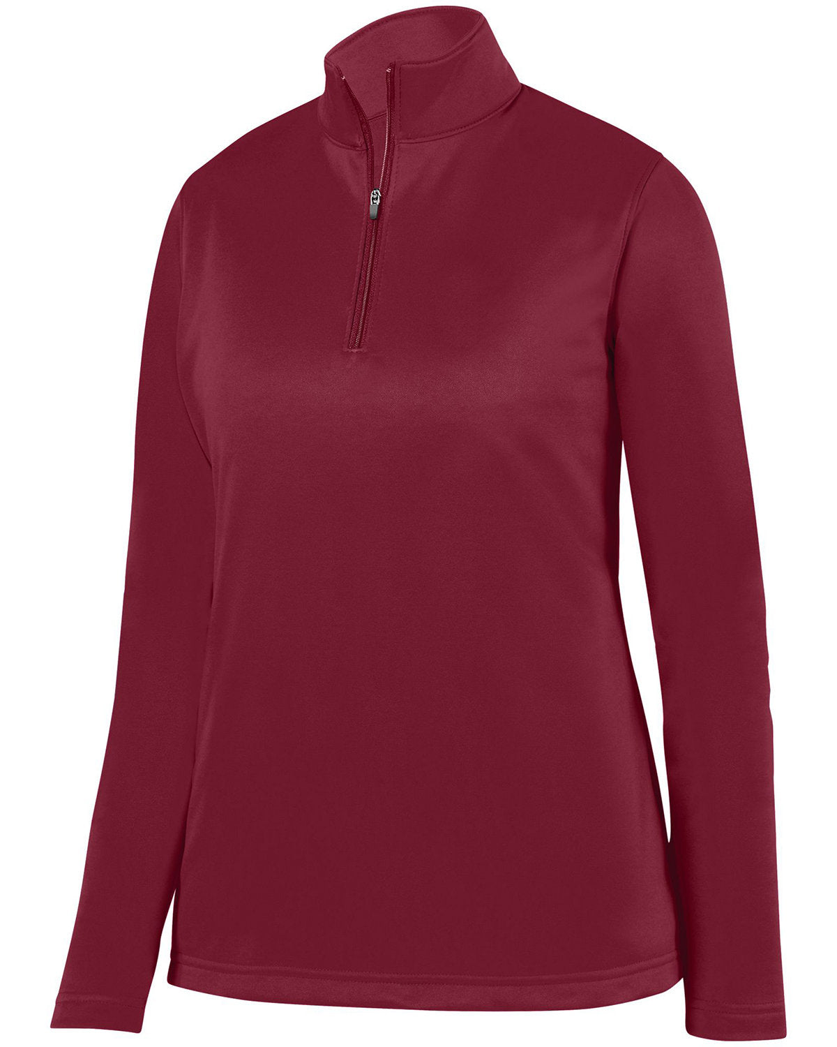 Augusta Sportswear Ladies' Wicking Fleece Quarter-Zip Pullover AG5509 CARDINAL