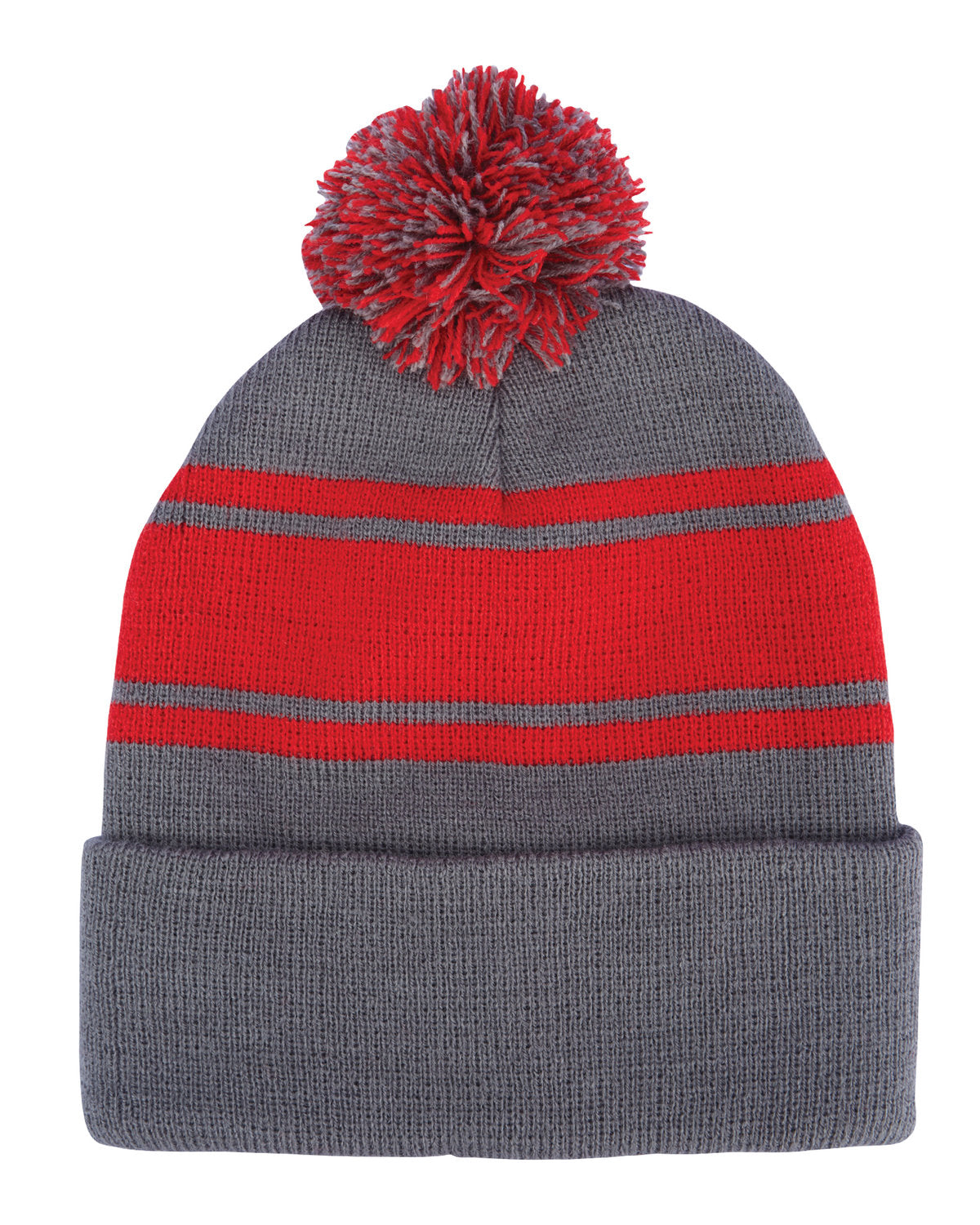 Prime Line Knit Beanie With Pom Pom AP115